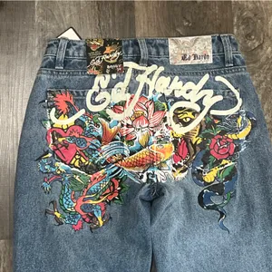 NWT Ladies Ed Hardy Denim with Vibrant Dragon Art Jeans thumbnail 8