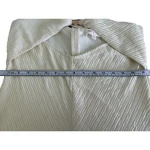 Sun white cut-out maxi dress with gold-tone hardware details on the straps thumbnail 10