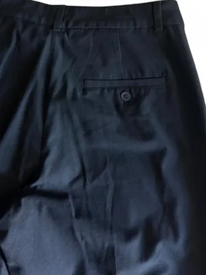 Old Navy Black Essential Stretch Straight Leg Dress Pants 6 thumbnail 6