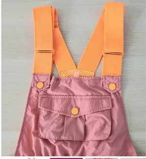 Free People Movement Morning Meadow Overall Jumpsuit Matte Rose Orange Mesh XS thumbnail 3