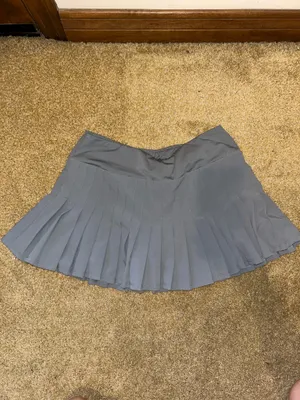 Fila Pleated Active Mini Skirt in Gray thumbnail 3