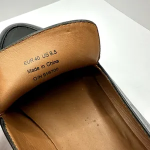 & Other Stories Black‎ Leather Chunky Sole Flatform Loafers Women's 9.5 thumbnail 8