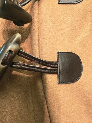 {6} Anthropologie Elevenses Removable Faux Fur Toggle Peacoat In Camel thumbnail 7