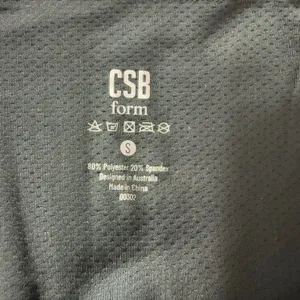 CSB Form Eloise Long Sleeve Top, Black S thumbnail 3
