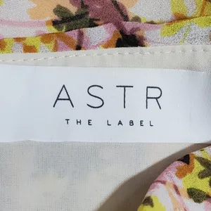ASTR‎ The Label Dress Floral Ruched Chiffon Mini Cap Sleeve. Size: XL thumbnail 7