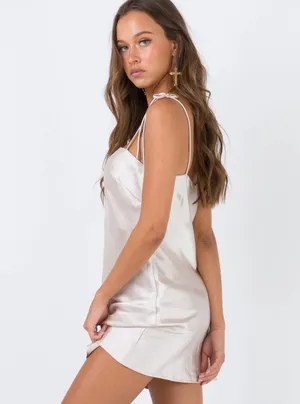 Princess Polly Silky Slip Mini Dress thumbnail 3