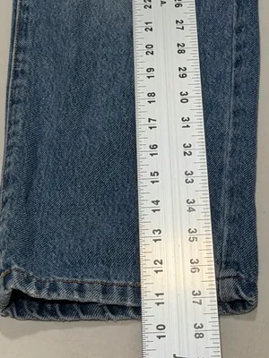 Garage Vintage Straight Jeans Women’s Size 3 /26 Distressed Light Wash Denim thumbnail 4