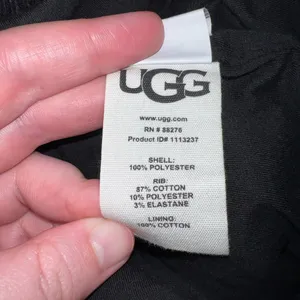 Ugg Laken Mock Neck Fleece Jacket in Black Size Medium thumbnail 13