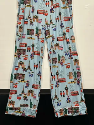 Beauty Sleep Social Eloise Cozy Pajama Set 2pc NEW Holiday Hopping XXL thumbnail 10