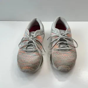 Asics Gel-Quantum 360 Knit Running Shoes Athletic Gym Gray Orange Women's Size 9 thumbnail 2