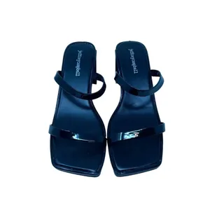 Jeffrey Campbell Jamm-3 Jelly‎ Black Mule Slide Sandals Size 9 thumbnail 3