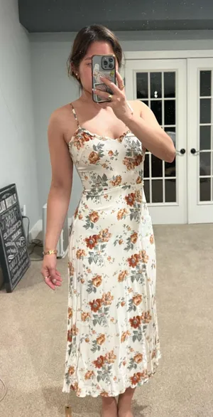 NWT Reformation Cassandra dress in veranda thumbnail 1