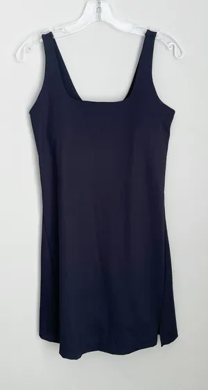 Old Navy Size M Black Sleeveless Built In Bra Athletic Dress Tennis Pickle Ball thumbnail 1