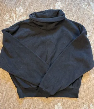 Old navy Funnel fleece cropped Sweater thumbnail 1