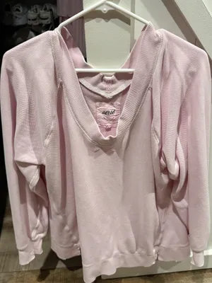 Aerie Sweatshirt Oversized Pullover Pink thumbnail 1