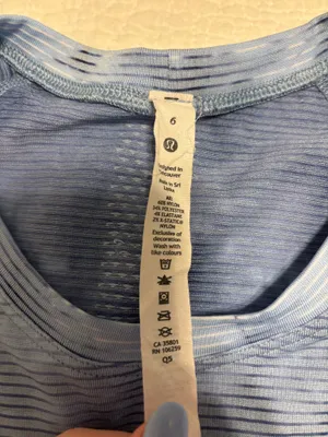 Lululemon Tie-Dye Swiftly Tech Long Sleeve Blue thumbnail 2