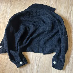 Zara Black Tweed Jacket with Buttons thumbnail 5