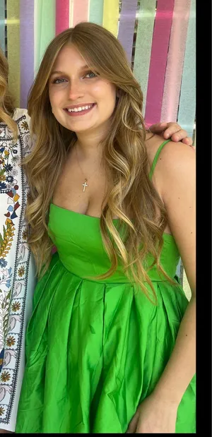 Forever 21 Green Babydoll Dress thumbnail 2
