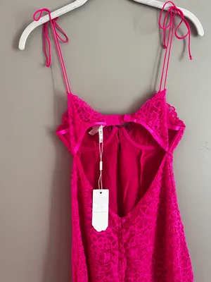 NWT For Love And Lemons Creamsicle Lace Slip Dress thumbnail 8