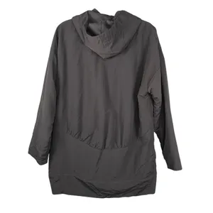 Prairie‎ Underground Hooded Gray Nylon Toggle Drawstring Anorak Jacket Women thumbnail 5