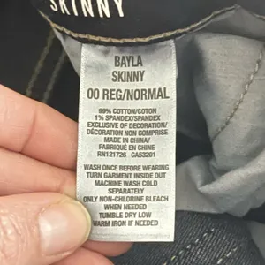 Aeropostale Womens Jeans Pants Size 00 Bayla Skinny Core Low Rise Dark Wash Y2k thumbnail 9