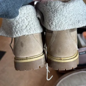 Timberland Authentics Waterproof Roll-Top Boots Size 7.5 Faux Fur Nubuck Tan thumbnail 14