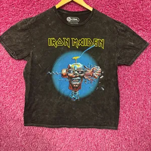 Iron Maiden Can I Play With Madness Oversize Rock Band Tee M thumbnail 1