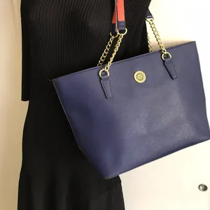 Anne Klein Dark Blue Leather Shoulder Bag thumbnail 5