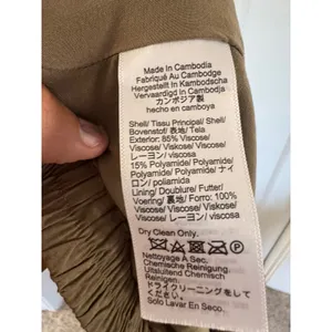 J.Crew olive green Crinkled Drawstring Midi Skirt size small thumbnail 7