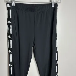 Women's Kappa Size Small High‎ Waisted Black Full Length Leggings thumbnail 2