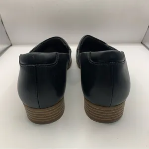 Clarks Women's Juliet Palm black soft leather loafer size 7.5M thumbnail 5