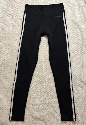ADIDAS Climalite 3-Stripe Leggings — Black/White | S thumbnail 1