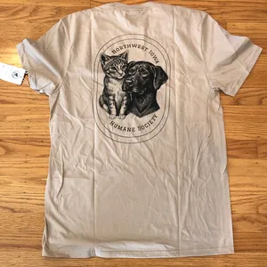Northwest Iowa, Humane Society T-shirt, L thumbnail 4