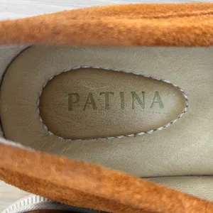 Patina Womens Chunky Brown Suede Leather Lug‎ Sole Penny Loafers Size 11 thumbnail 6