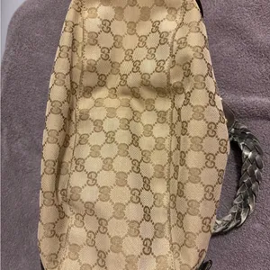 Gucci Pelham Canvas Shoulder Bag with Metallic Strapes thumbnail 6