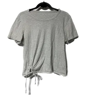 Aerie Gray tshirt with‎ drawstring circle size L thumbnail 1