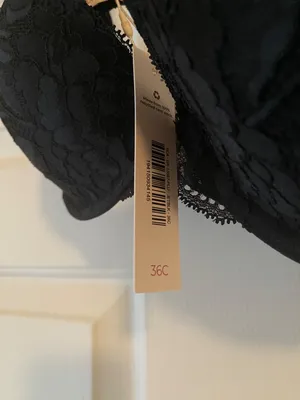 Adore Me Black Push Up Bra 36C thumbnail 3