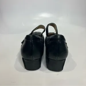 Josef Seibel black leather‎ mary Jane pumps women’s size 36 thumbnail 5