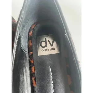 Women's DV Dolce Vita Brown Leopard Print Heels Size Calf Fur‎ 8.5 M GUC! thumbnail 9
