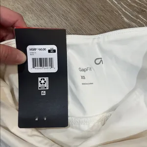 Gap Elegant White Pleated Skort thumbnail 3