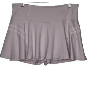 Free People Movement Pleats And Thank You Tennis Skort Sz XL Violet Frost thumbnail 2