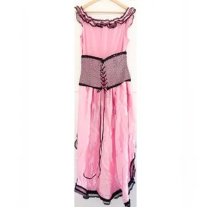 Moulin Rouge Inspired High-Low Corset Dress Burlesque Costume Size Large NEW thumbnail 5