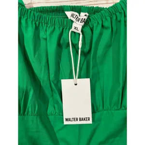 NWT Walter Baker Brynn Tiered Cotton Maxi Dress - Green - XL thumbnail 6