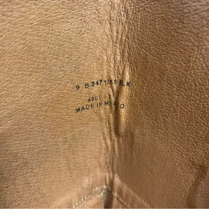 Frye size 9 B Melissa button back riding Black Leather Tall Boots thumbnail 2
