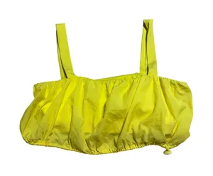 Daily Drills Bubble Bra Size Small Yellow Athleisure Active Trendy thumbnail 1