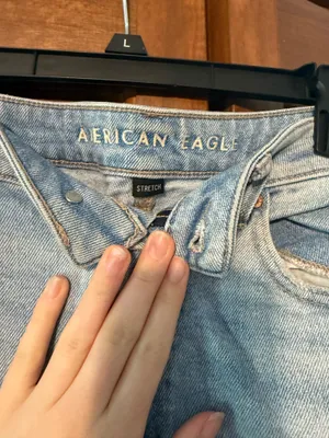 American Eagle Long Ripped Jeans thumbnail 2