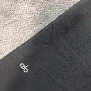 Alo Yoga Unwind Sweatpants Black High Rise Tapered Joggers Pants Activewear #170 thumbnail 6