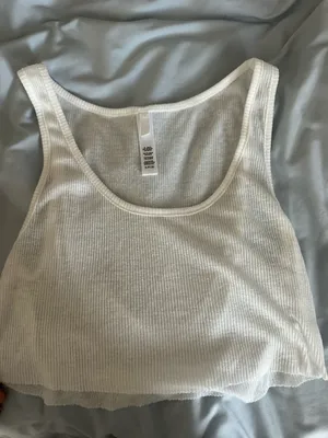 SKIMS Super Cropped Rib Bone Cotton Tank thumbnail 2