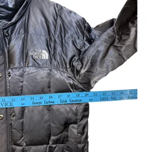 The North Face Womens 600 Fill Down Quilted Long Parka Puffer Jacket Black Small thumbnail 10