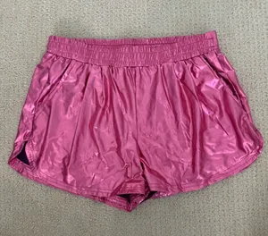 Pink Metallic Shorts Size L thumbnail 1
